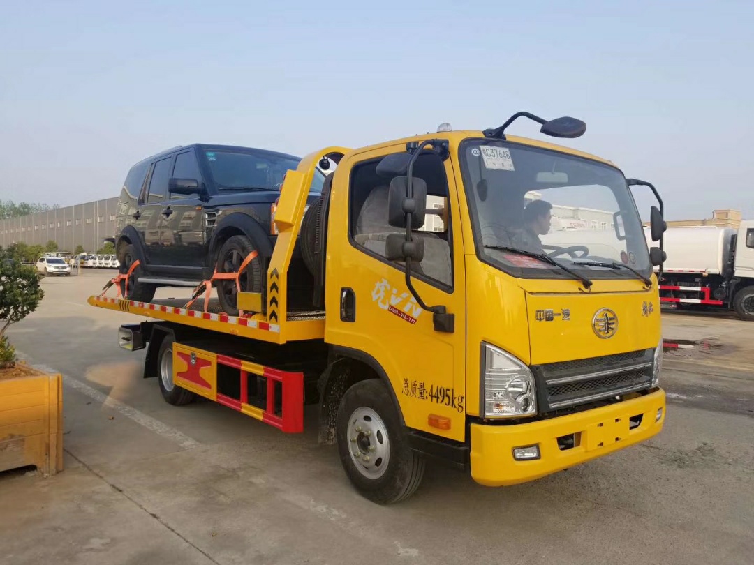 解放國六藍牌清障車(chē)