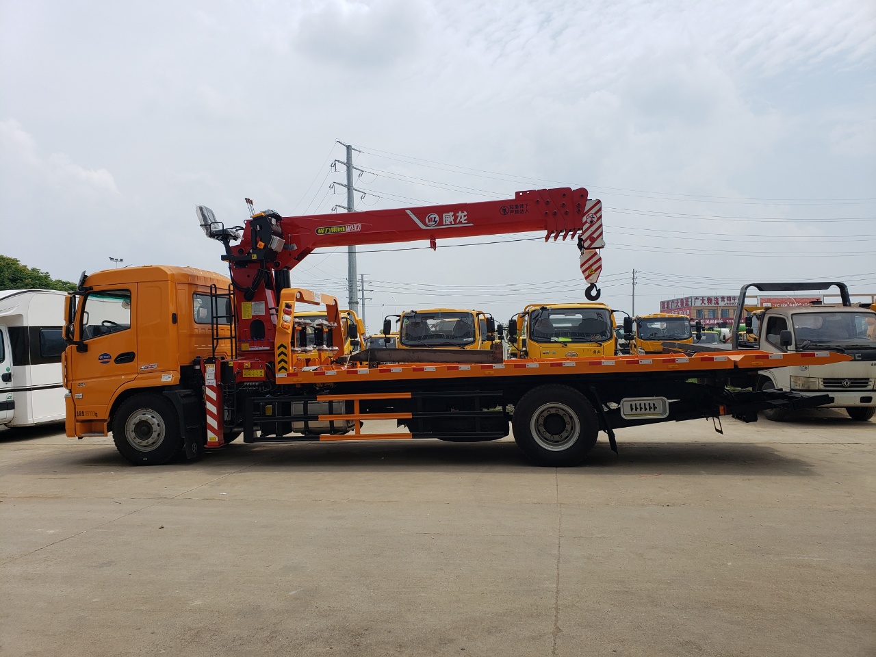 陜汽軒德帶吊清障車(chē)