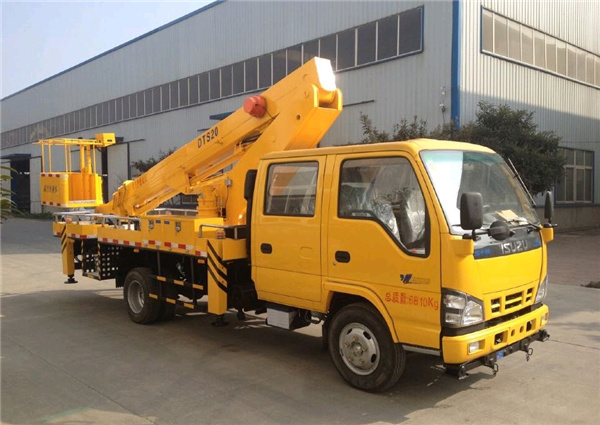 國六慶鈴雙排18米高空作業(yè)車(chē)