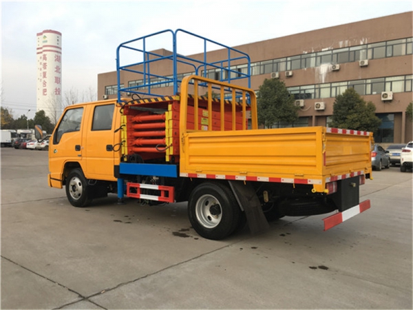 （國六）江鈴10米剪叉式升降平臺高空作業(yè)車(chē)