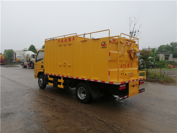 國六東風(fēng)3308軸距污水處理車(chē)介紹