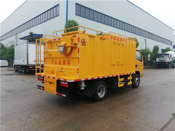 國六東風(fēng)3308軸距污水處理車(chē)介紹