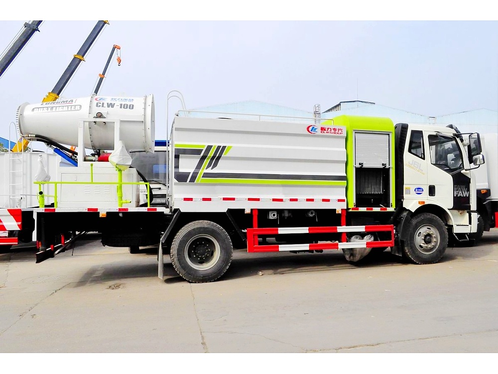 解放J6L多功能抑塵車(chē)國六11.3立方/50-100米霧炮