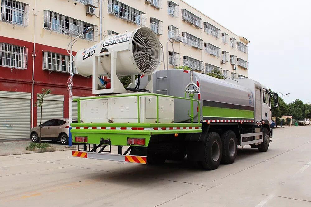 國六16方重汽汕德卡后雙橋 抑塵車(chē)60-120米