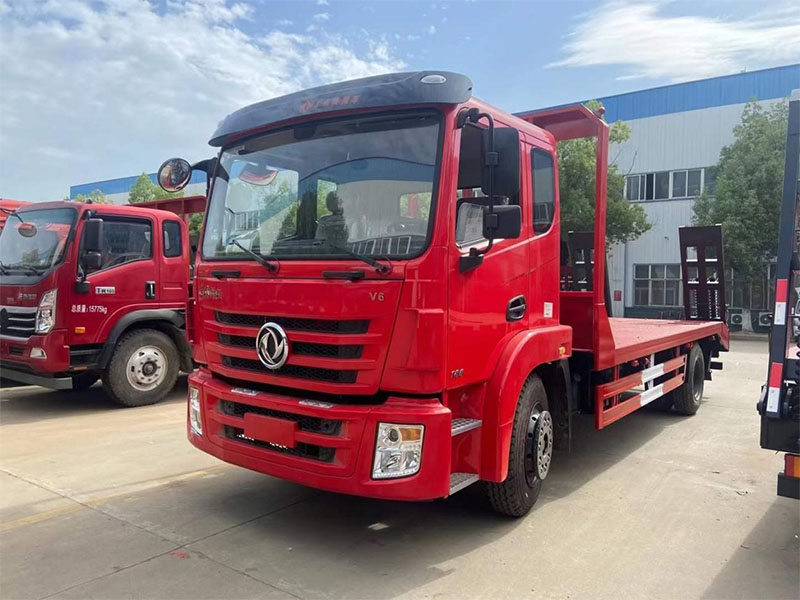 國六東風(fēng)錦程單橋平板運輸車(chē)