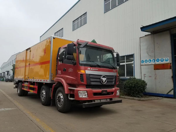 福田歐曼7.75米雜項廂式運輸車(chē)