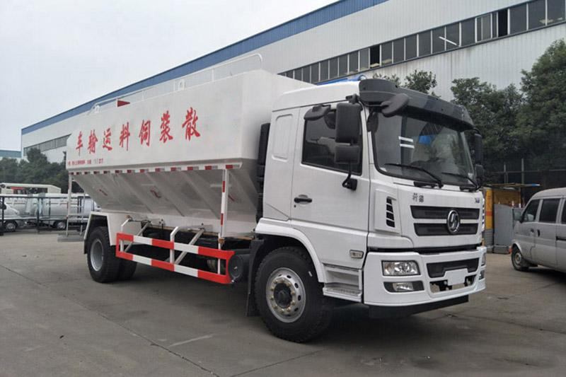 陜汽軒德散裝飼料運輸車(chē)